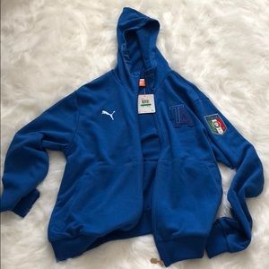 Puma Italia blue hoodie